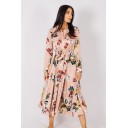 DESENLİ GÖMLEK ELBİSE BOHO LOVES ELİF MISIRLI